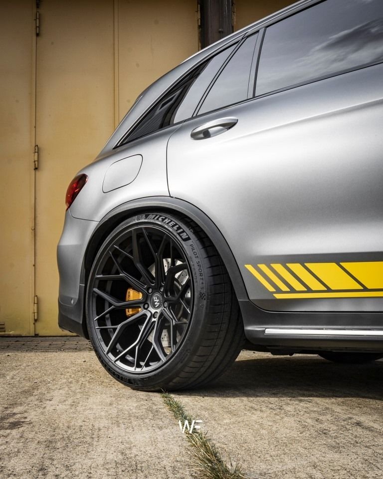 PORSCHE MACAN TURBO GTS 95B 95BN // "NEU" 10/11x21 ZOLL FELGEN SATZ #F2170# WHEELFORCE WHEELS HE.1-FF HE1 FLOWFORGED 21ZOLL 21 ZOLL WF FELGENSATZ RÄDER RB-WHEELS