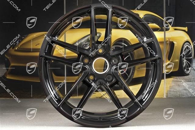 Porsche Panamera G1/970 Turbo II Felge/wheel 10J x 19 ET61 schwar