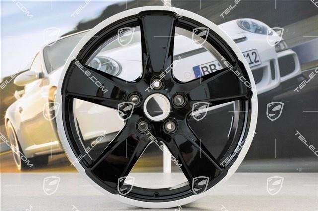 Porsche Panamera Sport Classic Felge/wheel rim 9,5J ET65 Schwarz