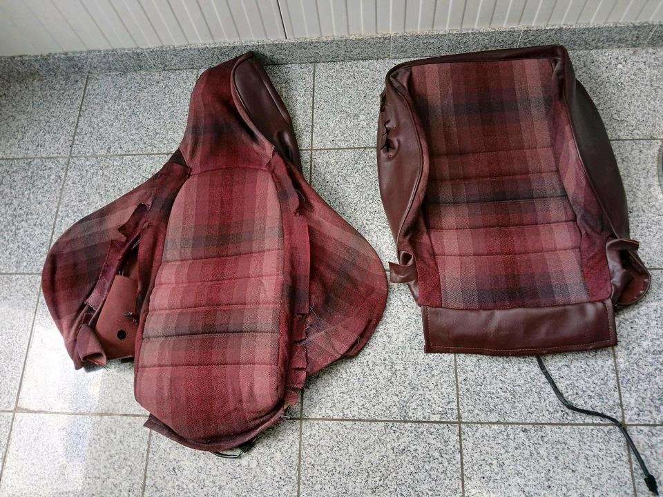 Porsche Sitzbezug Sportsitz weinrot Multicolor links seat cover