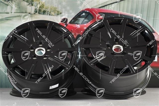 Porsche Taycan 20″ Sport Aero Felgen Satz schwarz/Wheel rim set B