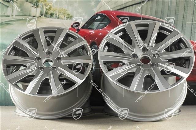 Porsche Taycan 20 Zoll Tequipment Design Felgen Satz / Wheel rim