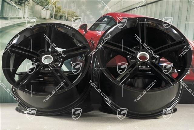Porsche Taycan 21″ Felgensatz Mission E Design SCHWARZ / Wheels