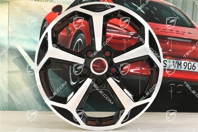 Porsche Taycan Offroad Design Felge/Wheel rim 9J 20 ET54, schwarz