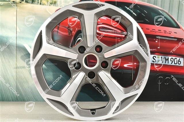 Porsche Taycan Offroad Design Felge/Wheel rim 9J 20 ET54, Titan