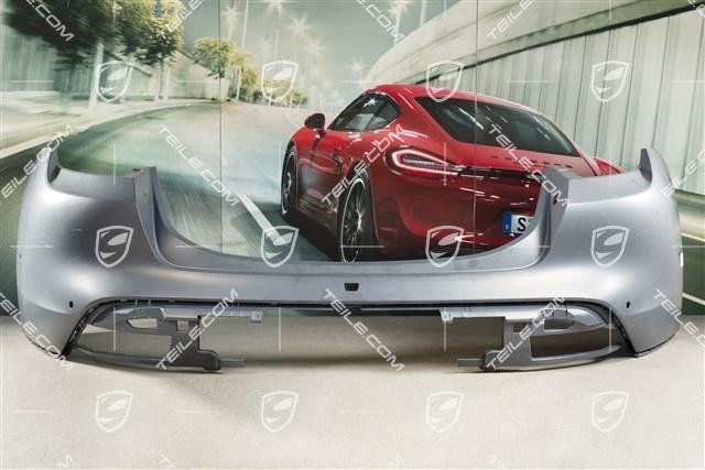 Porsche Taycan Stoßstange hinten/Einparkhilfe / Rear bumper 9J180