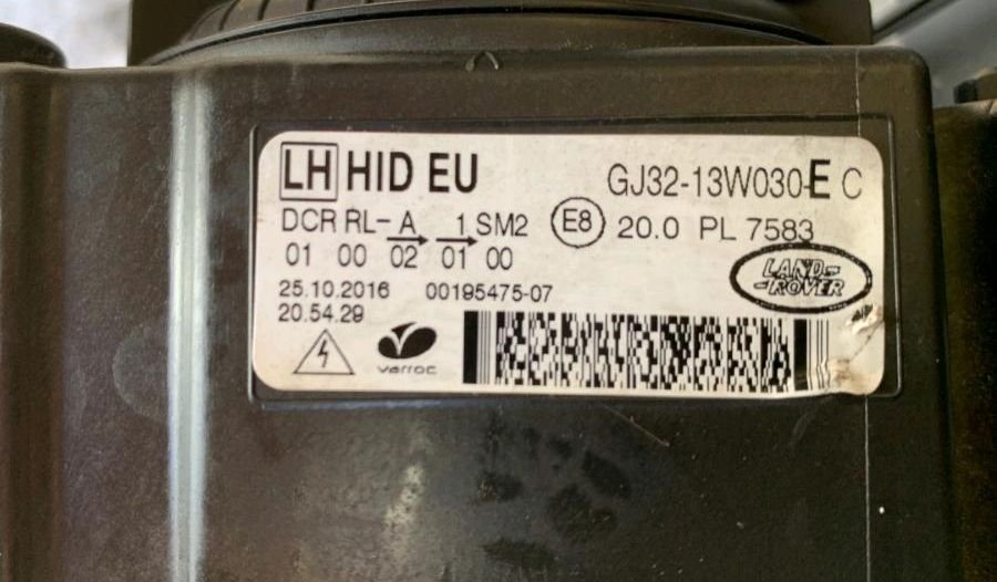 RANGE ROVER EVOQUE facelift BI xenon Scheinwerfer links rechts