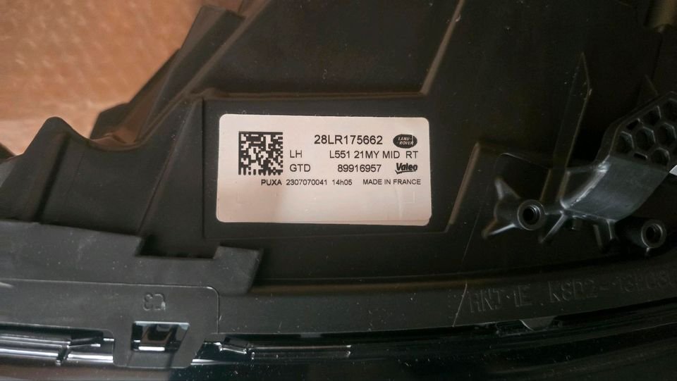 Range Rover Evoque Full LED Scheinwerfer Links NEU 28LR175662