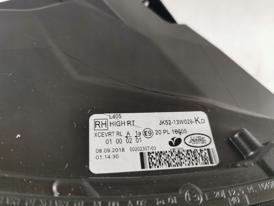 RANGE ROVER L405 SCHEINWERFER RECHTSFACELIFT VOLLLED HIGH