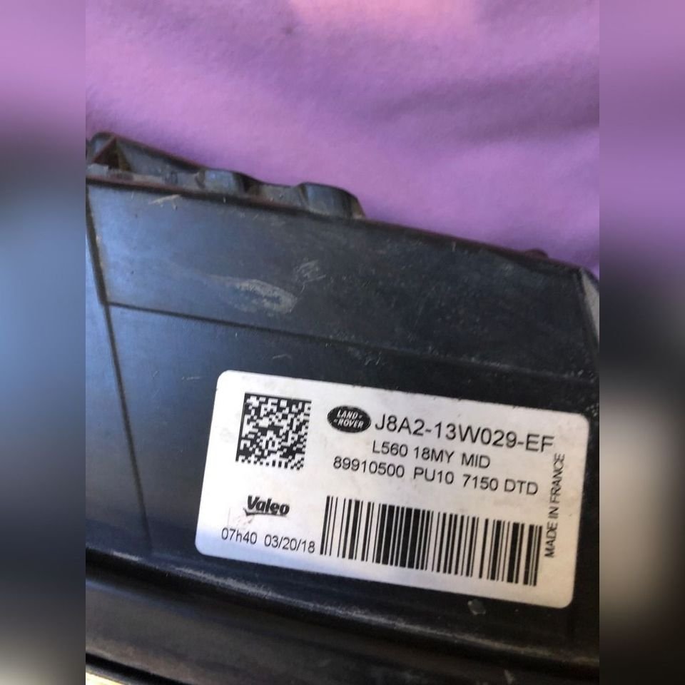 RANGE ROVER VELAR L560 Scheinwerfer Voll Led Rechts links