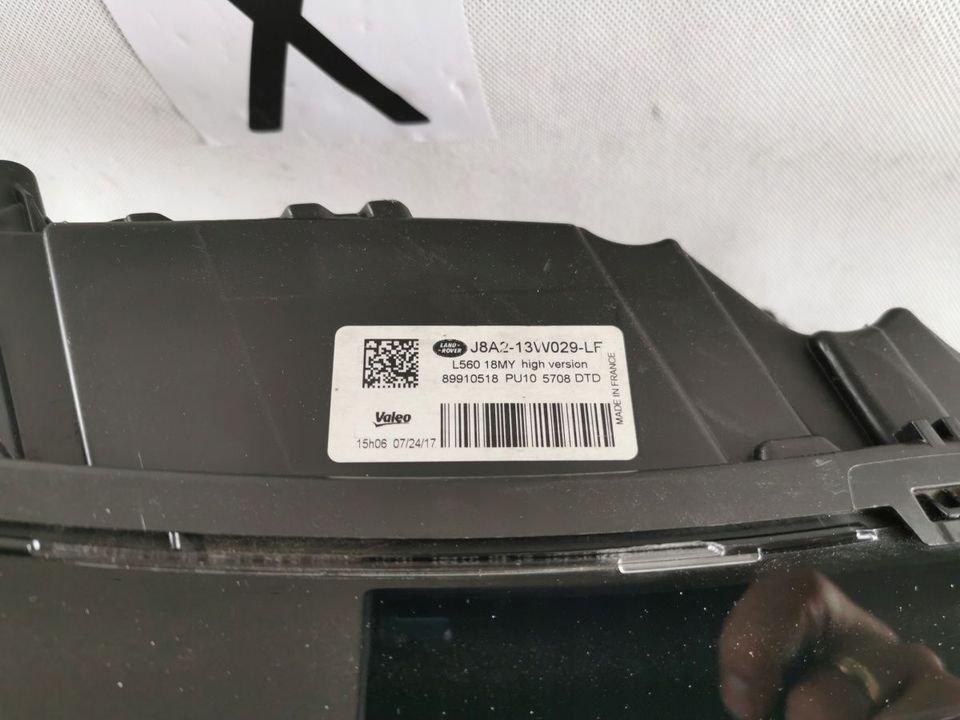 RANGE ROVER VELAR VOLL LED L560 SCHEINWERFER RECHT J8A2-13W029-LF