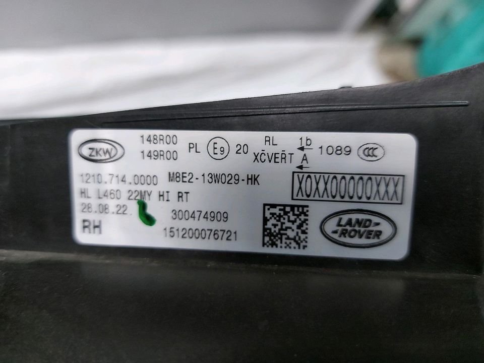 Scheinwerfer Land Rover Range L460 M8E2-13W029-HL FULL LED Rechts