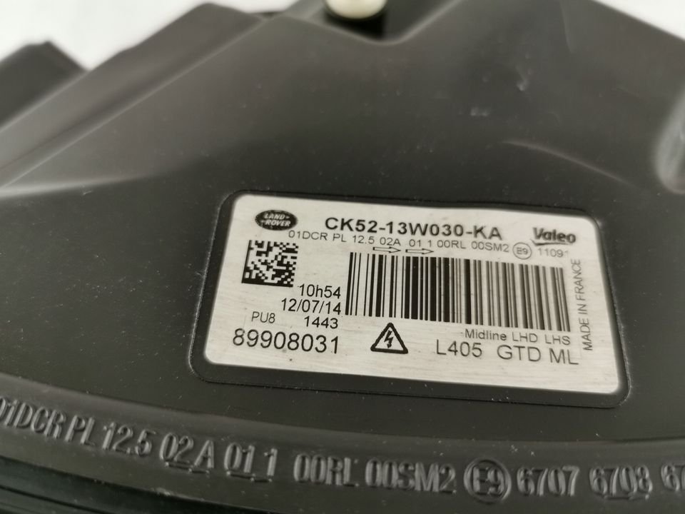 SCHEINWERFER RANGE ROVER VOGUE L405 XENON CK5213W030KA LINKS