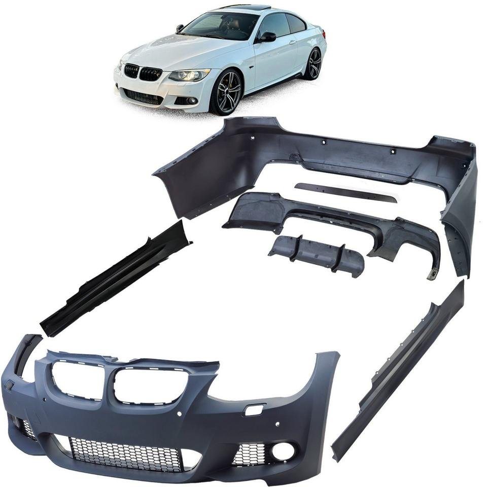 Sport Bodykit Stoßstange Schweller passt für 3er BMW E92 E93 10-13 Facelift LCI (42086)