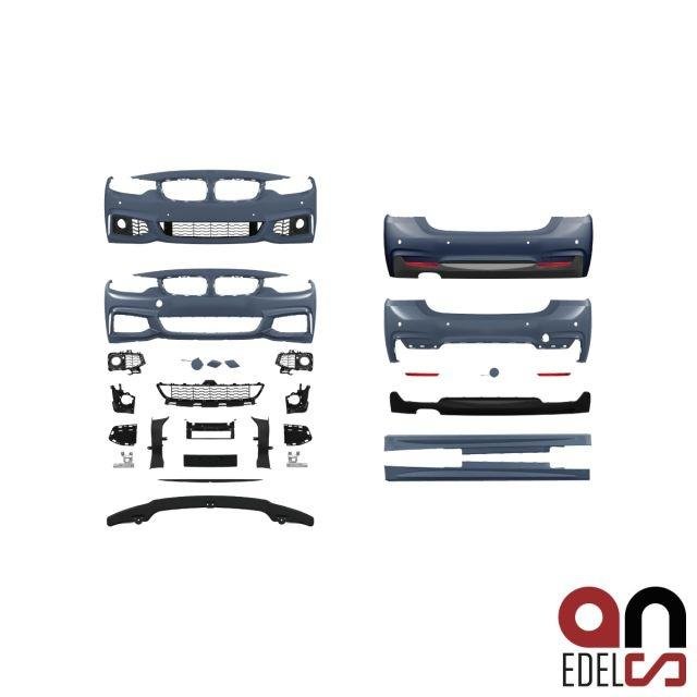 Sport Bodykit Umbau Kit 2 Rohr für BMW 4er F32 F33 auch M
