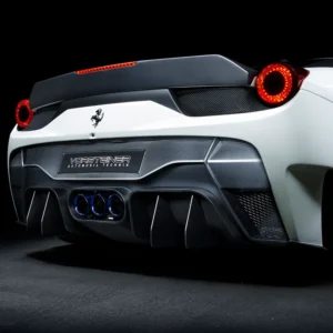 Vorsteiner VX Aero Rear Bumper w/ Carbon Fiber Rear Diffuser for Ferrari 458 Italia [FRV1140/FRV1141]