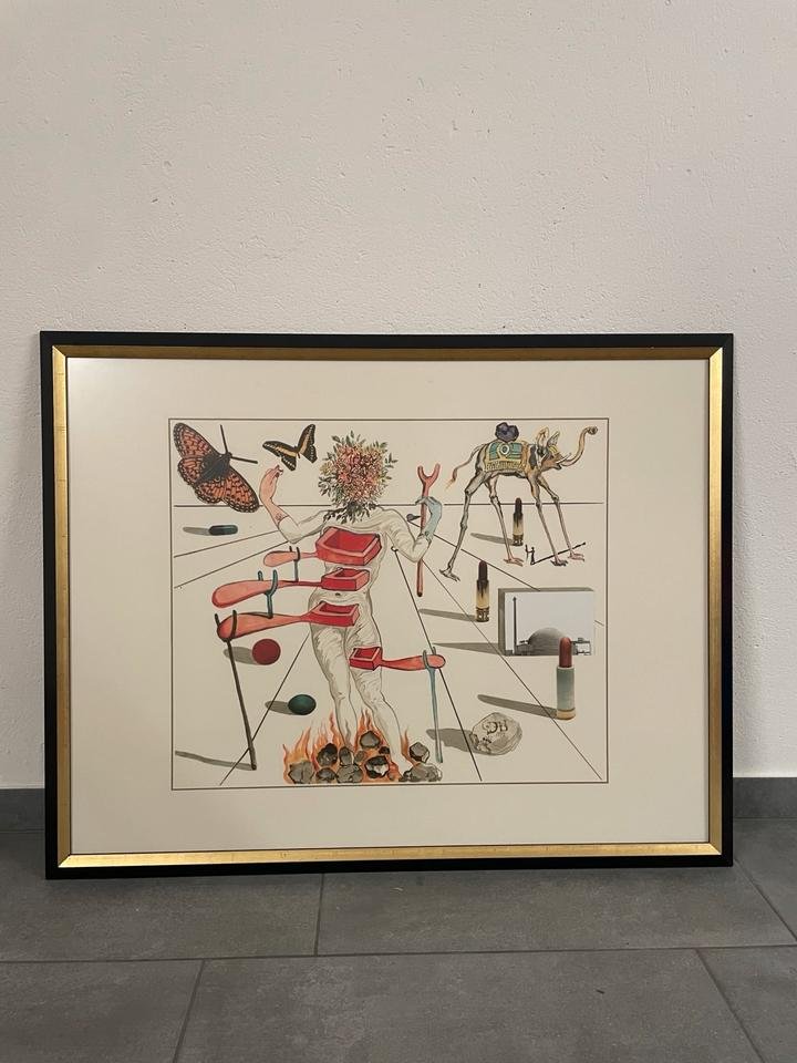 Wandbild aus Porsche 964er Fronthaube