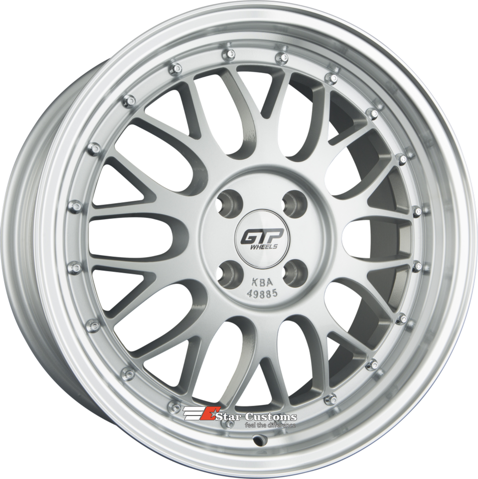 17 Zoll GTP WHEELS GTP 020 Felgen Alufelgen 5×100 für Audi A1 GB 8X Sportback A3 8L S3 S1 TT 8N Seat Ibiza 6L 6J Cupra R 1M Leon Skoda Octavia 8U VW 9C 1Y Golf IV 4 GTI R32 Bora…