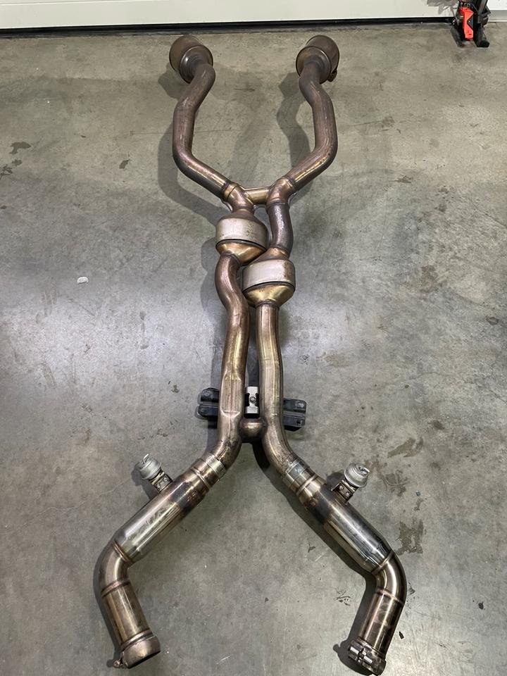 26S Mercedes Benz w230 SL55 Auspuff Abgasrohr A2304901519