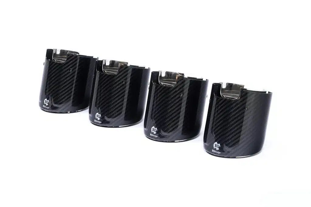 3DDesign Carbon Exhaust Tip Set for G8x and G9x BMW M2, M3, M4, and M5 [4301-38211]