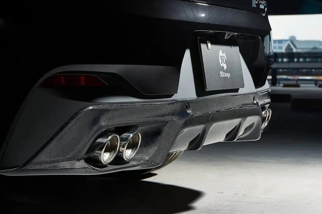 3DDesign Carbon Rear Diffuser for F39 BMW X2 M Sport X (with quad exhaust tips) [3108-23911]