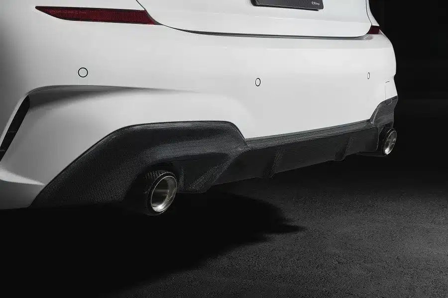 3DDesign Carbon Rear Diffuser for G20 BMW 3 Series M Sport (with dual exhaust) [3108-32011]