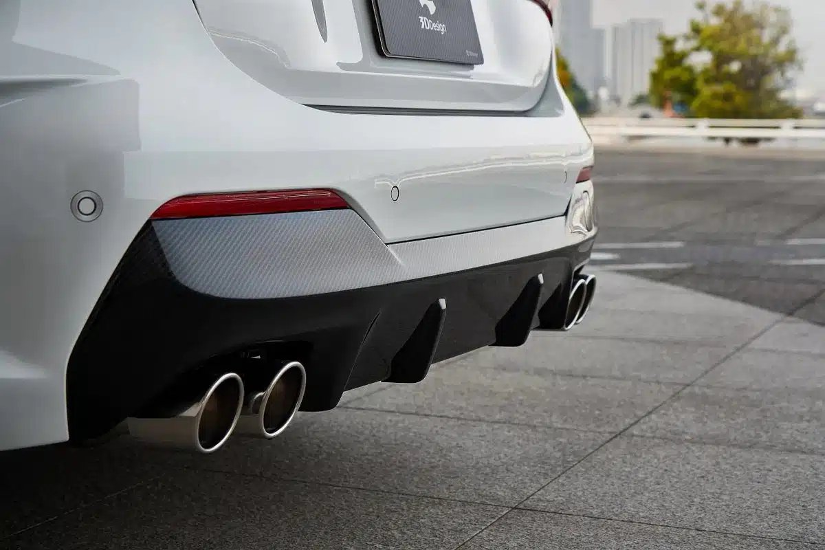 3DDesign Carbon Rear Diffuser for G22 and G23 BMW 4 Series M Sport [3108-32212]