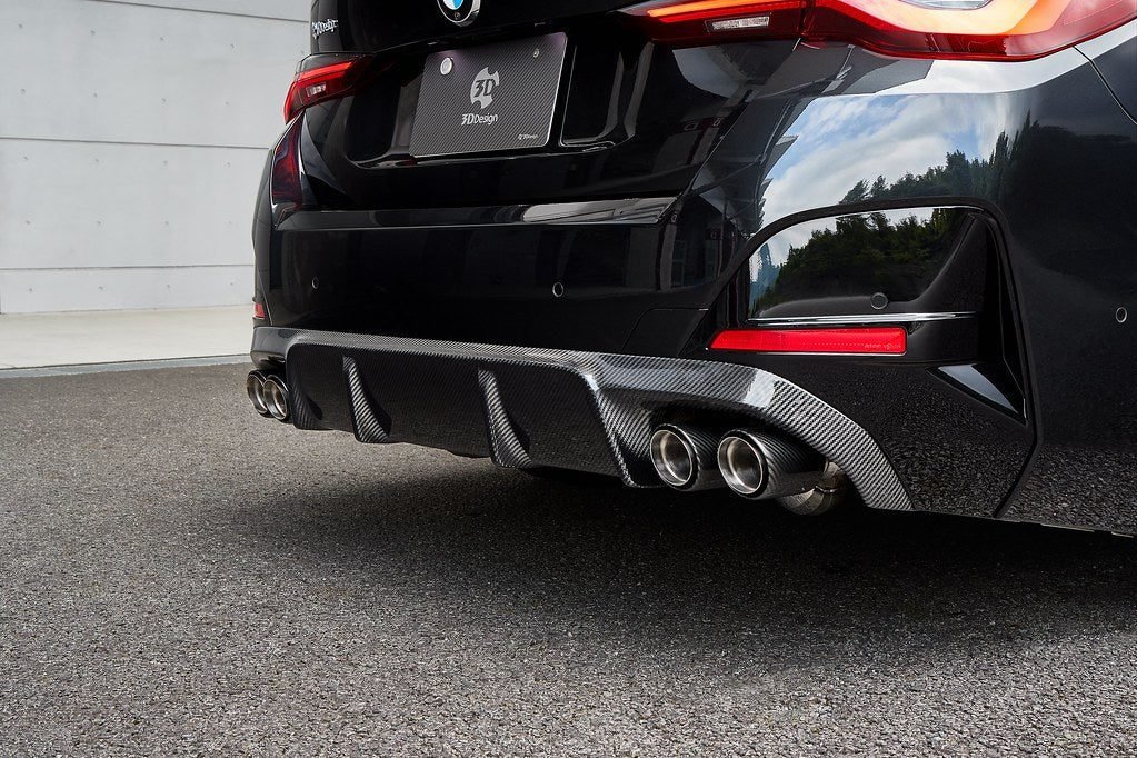 3DDesign Carbon Rear Diffuser for G26 BMW 4 Series M Sport and i4 M Sport [3108-32612/3108-32622]