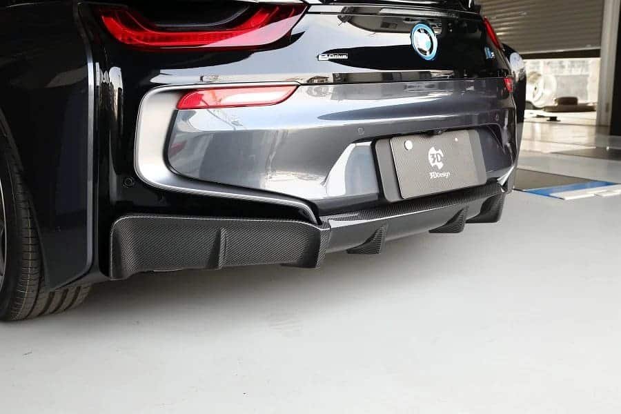 3DDesign Carbon Rear Diffuser for I12 BMW I8 [3108-51211]