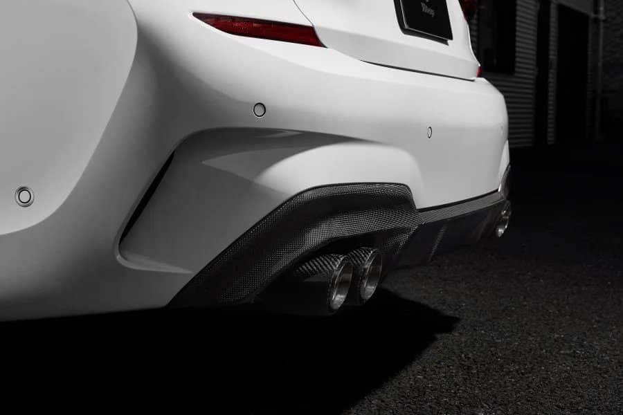 3DDesign Carbon Rear Diffuser G20 3 Series M Sport (with quad tips) [3108-32021]