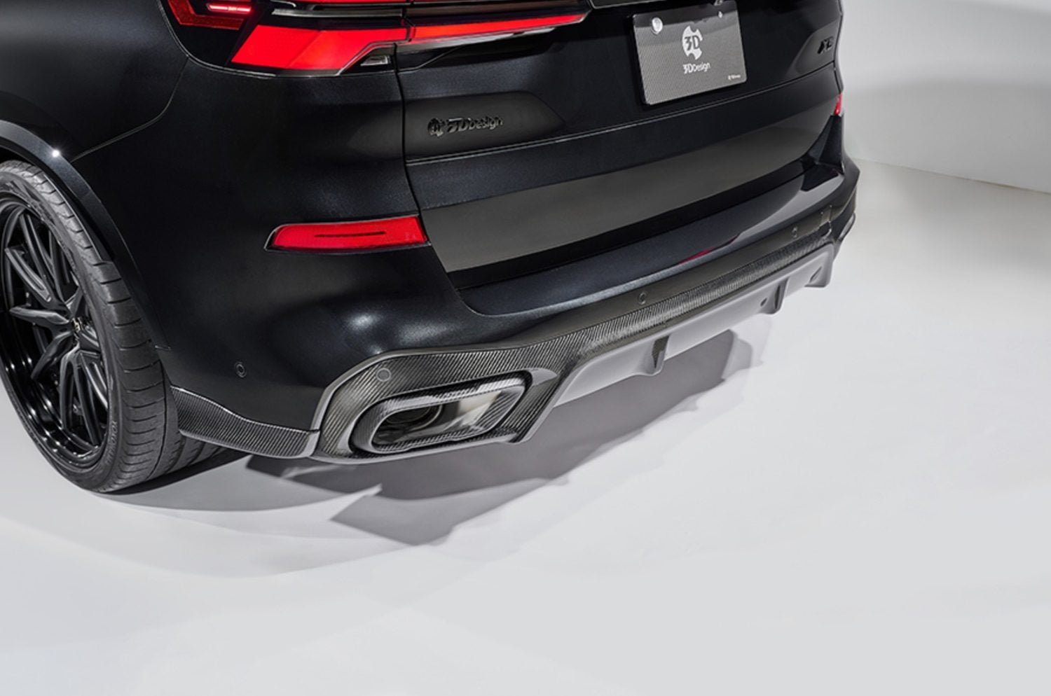 3DDesign Facelift Carbon Rear Diffuser Set for G05 BMW X5 M Sport and M60i [3108-30552]