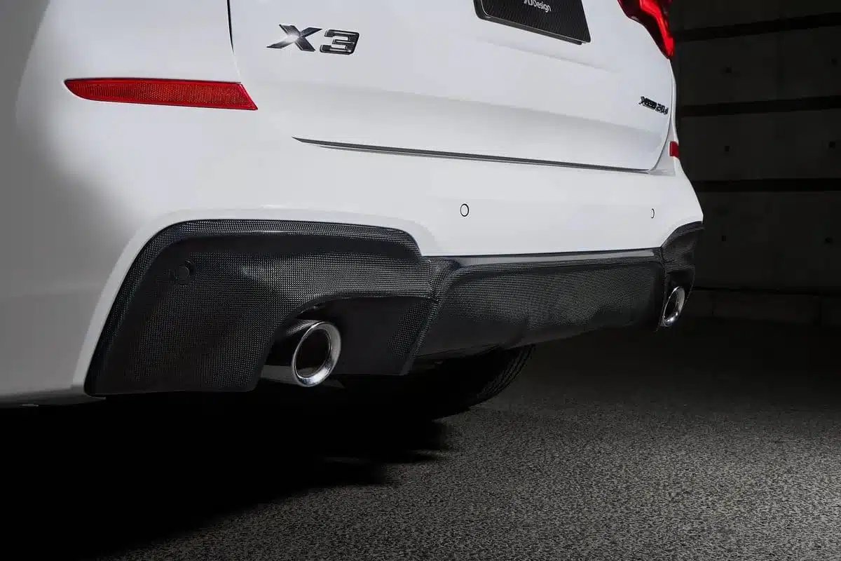 3DDesign Pre-Facelift Carbon Rear Diffuser for G01 BMW X3 M Sport [3108-30111]