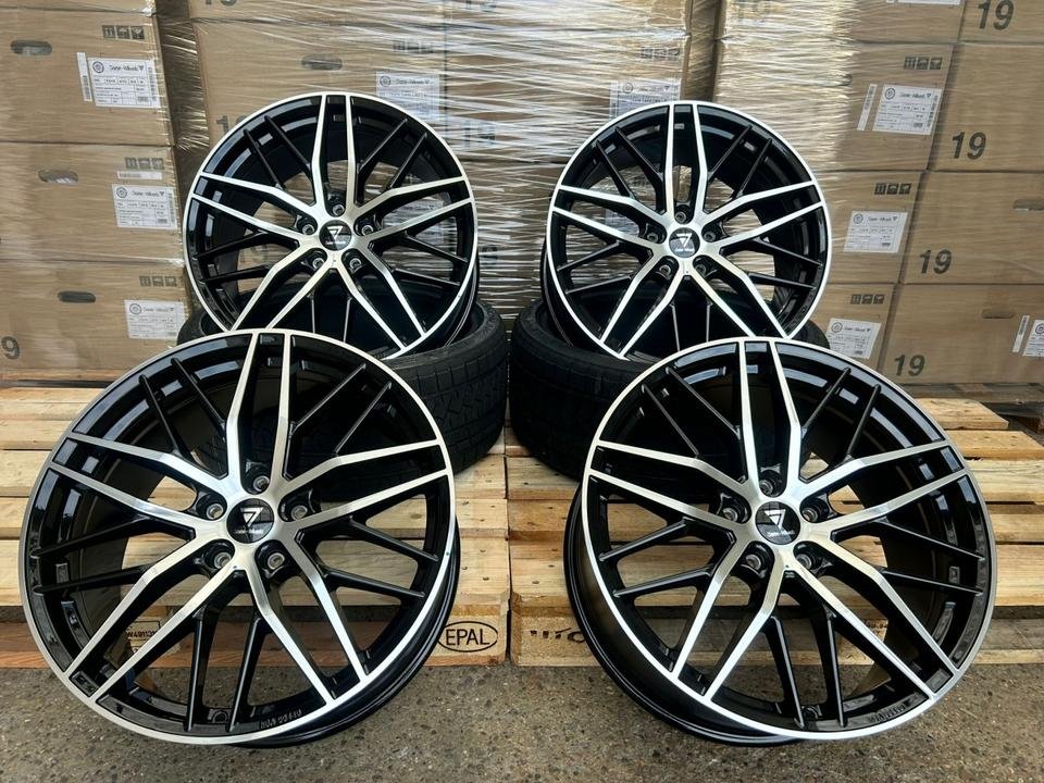 7 Wheels ⭐ DS2 ⭐ ⭐ Felgen ⭐ 19 Zoll Schwarz Poliert Audi A3 8V 8P 8Y 8PA e-tron S3 RS3 A6 S6 4F 4G TT 8J 8S ET48 5×112 Seat Altea Toledo 5P Leon 1P 5F KL Cupra SC ST Mercedes…