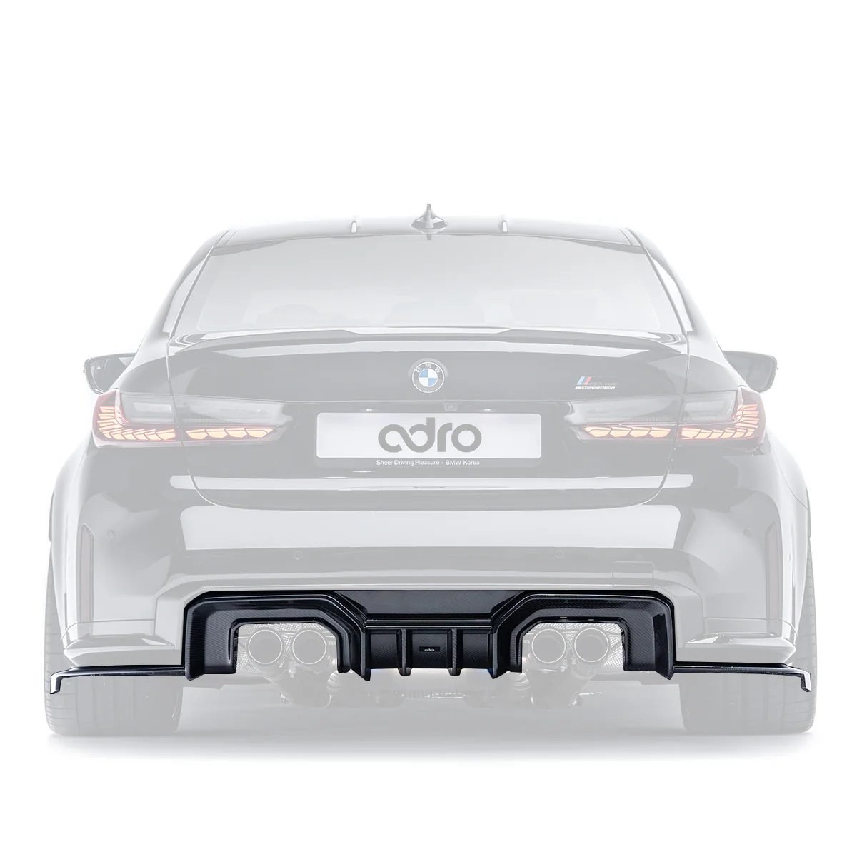 ADRO Carbon Rear Diffuser for G8x BMW M3 and M4 [A14A40-1301/A14A50-1301]