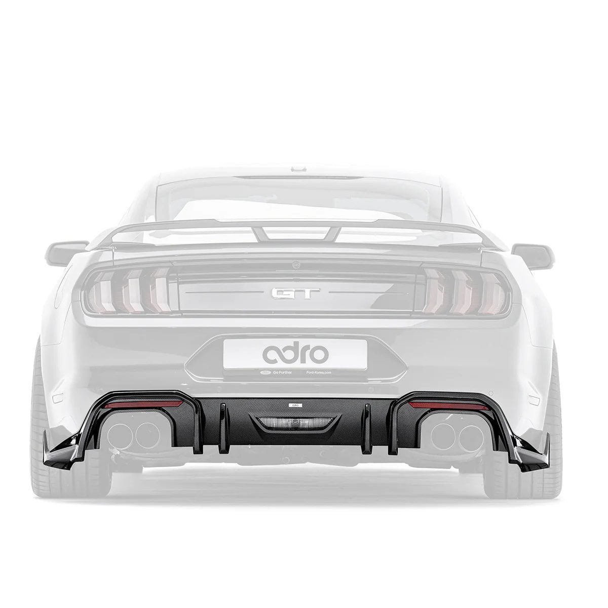 ADRO Carbon Rear Diffuser for S550 Ford Mustang EcoBoost / GT [A16A10-1301]