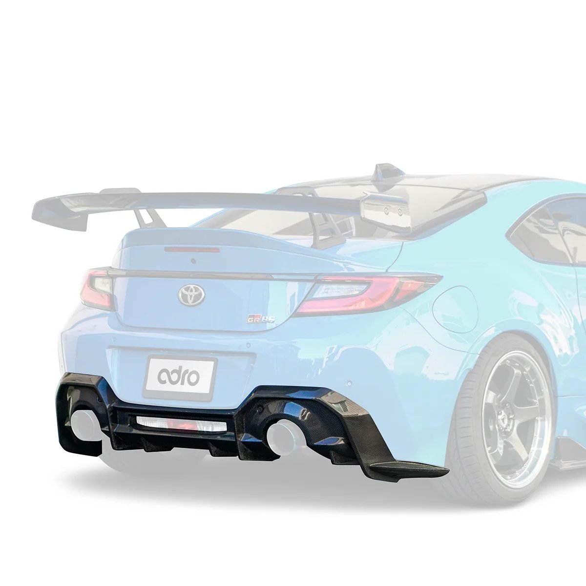 ADRO Carbon Rear Diffuser for ZD8 Subaru BRZ / ZN8 Toyota GR86 [A18A10-1301]