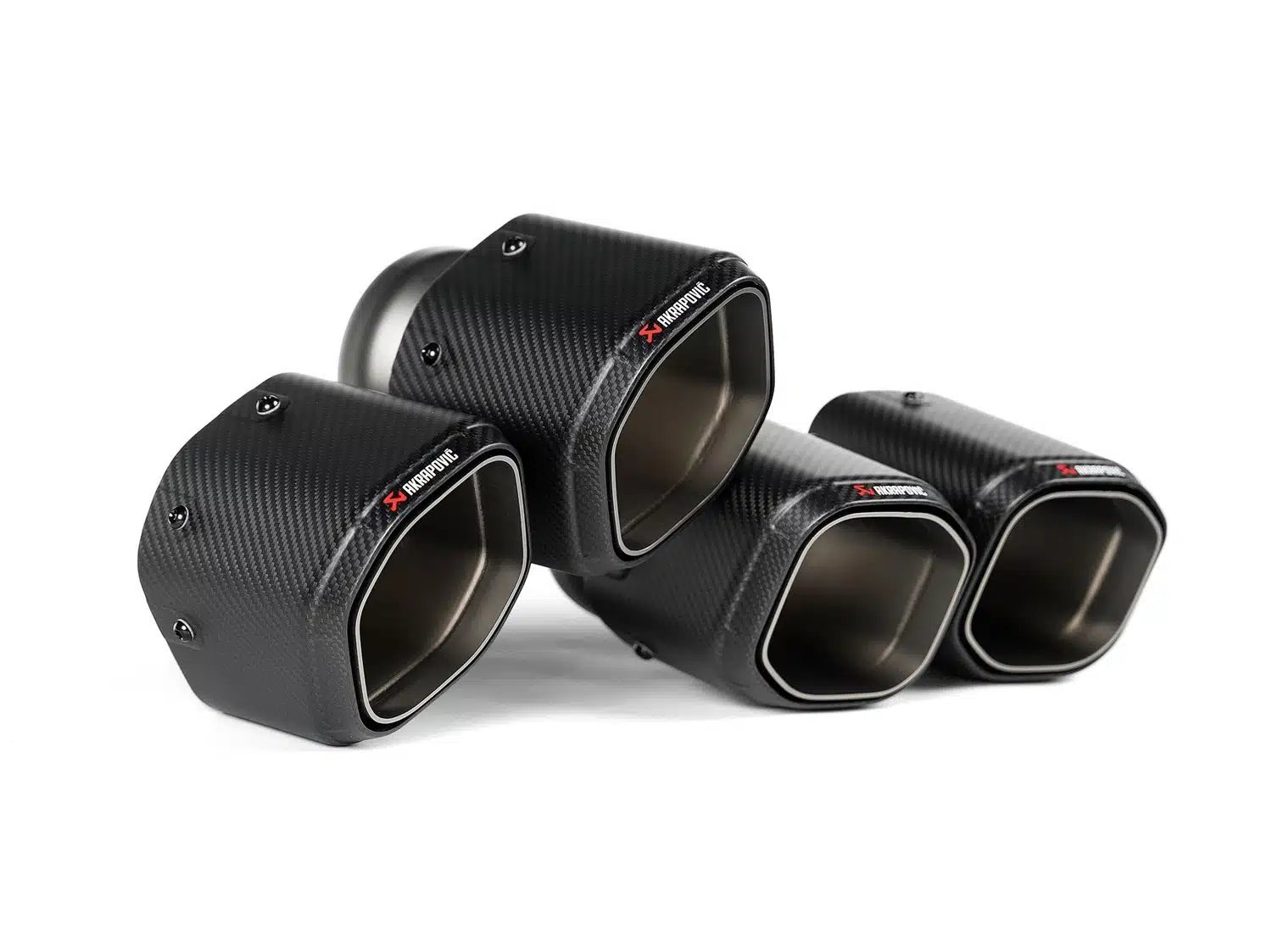 Akrapovic Carbon Hexagonal Tailpipe Set (with Akrapovic exhaust) for G90 & G99 BMW M5 [TP-CT/79]
