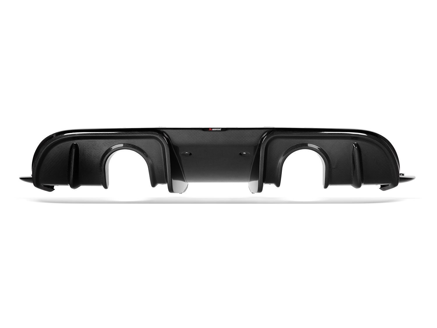 Akrapovič High Gloss Carbon Fiber Rear Diffuser for 982 Porsche 718 Cayman GT4 RS