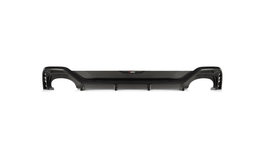 Akrapovic High Gloss Carbon Fiber Rear Diffuser for C8 Audi RS6 Avant