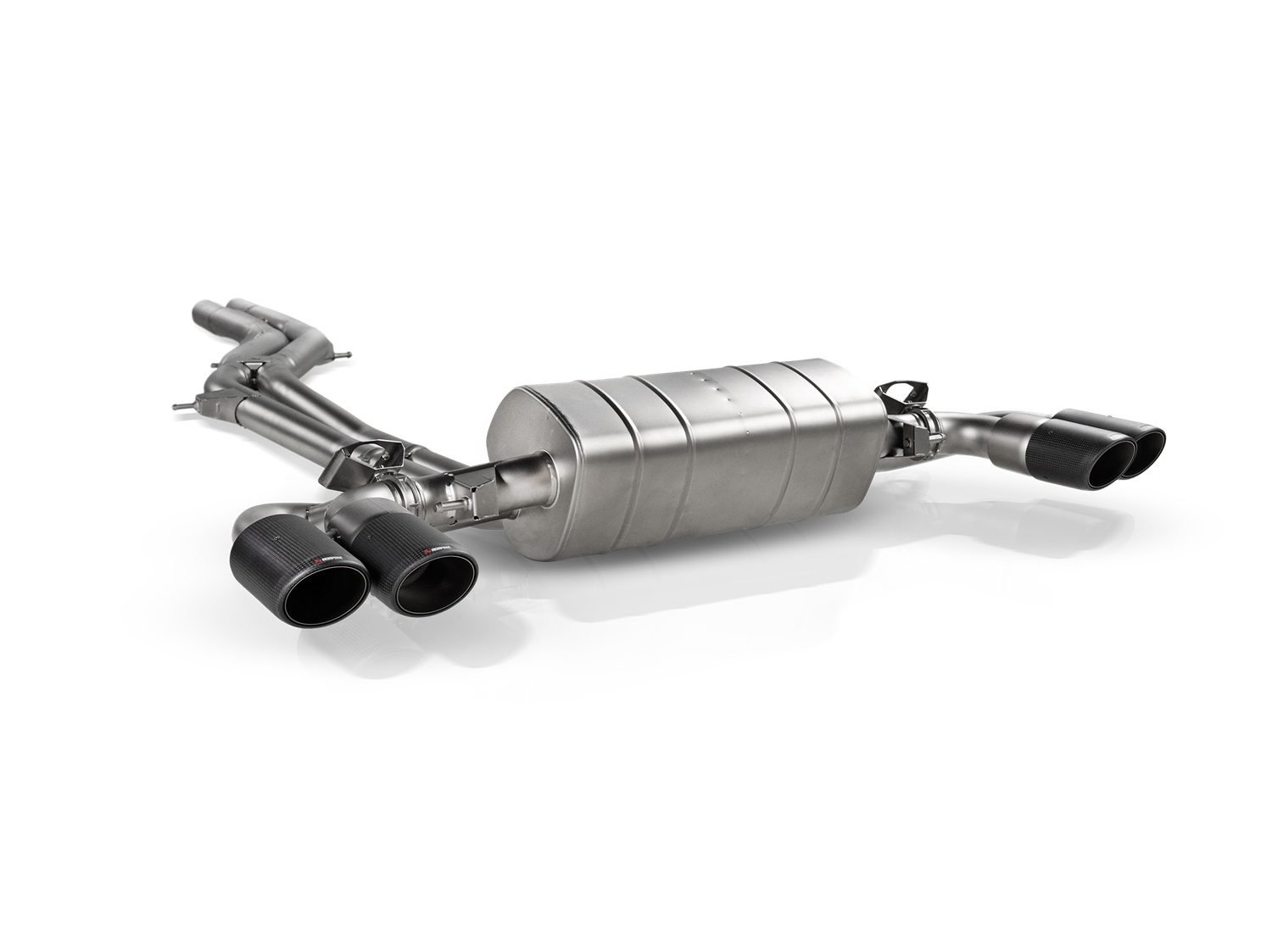 Akrapovic Titanium Evolution-Line Exhaust System with Carbon Tailpipes for 9Y3 Porsche Cayenne GTS, S and Turbo E-Hybrid (facelift / GPF / OPF) [S-PO/T/4H]