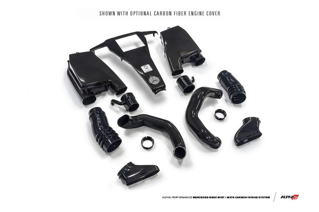 AMS Performance Carbon Fiber Intake System for C218 Mercedes-Benz CLS Class and W212 E Class