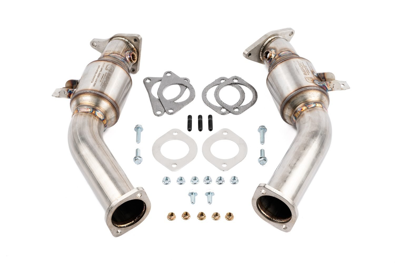 AMS Performance Street Lower Downpipes for V37 Infiniti Q50 & Q60 / RZ34 Nissan Z