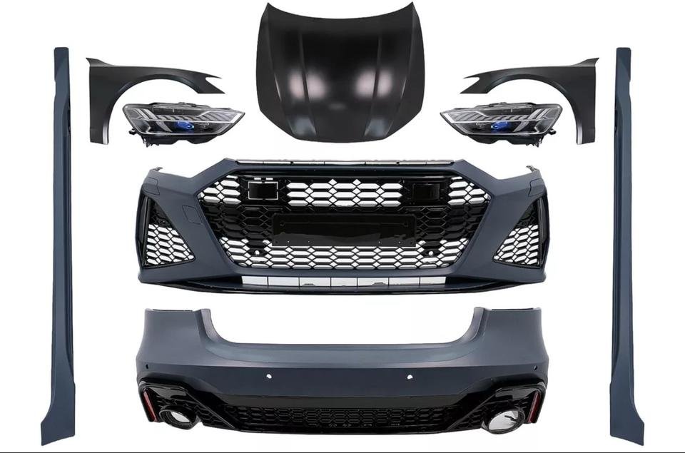Audi 4G A7 auf 4K RS7 Bodykit Optik Stoßstange