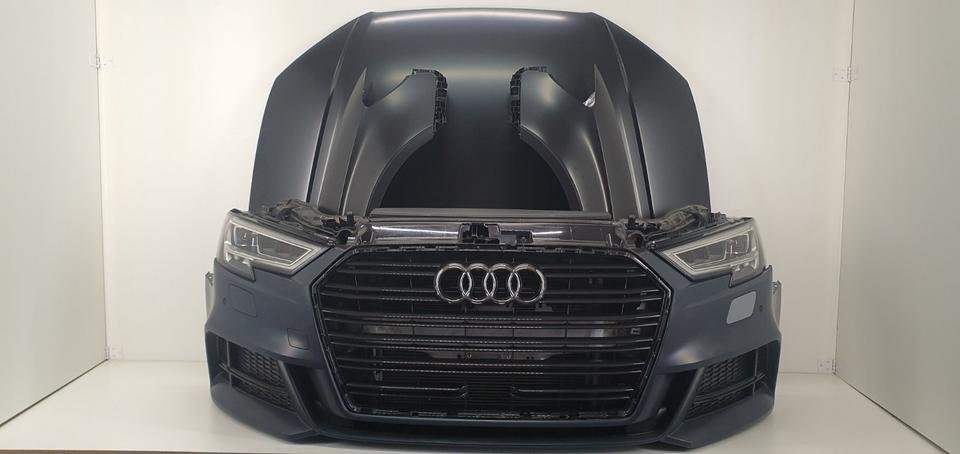AUDI A3 8V S-LINE Frontpaket Motorhaube Kotflugel Scheinwerfer