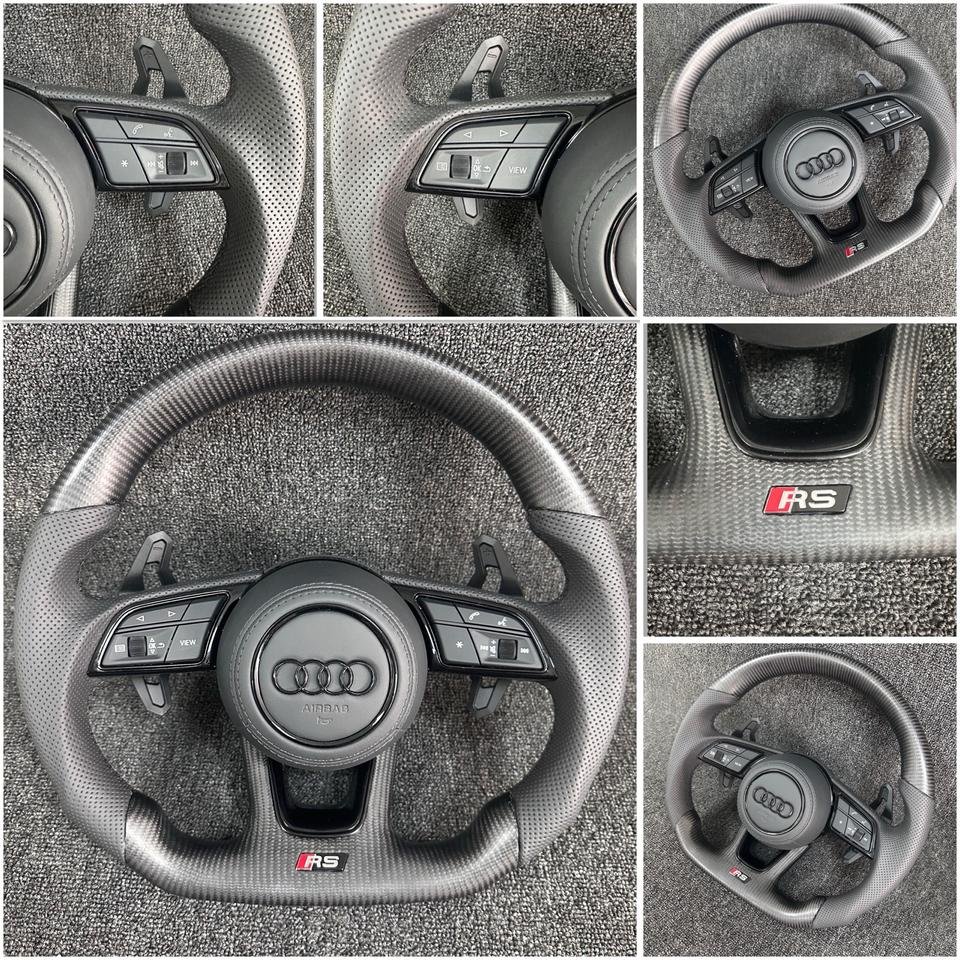 Audi A3 S3 RS3 8Y A4 S4 RS4 A5 S5 RS5 8W B9 Lenkrad Leder Carbon