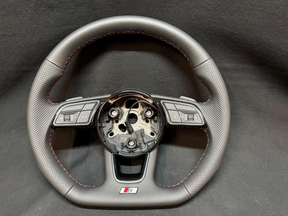 Audi A4 A5 B9 8W Lenkrad Lederlenkrad Leder abgeflacht 8W0419689A