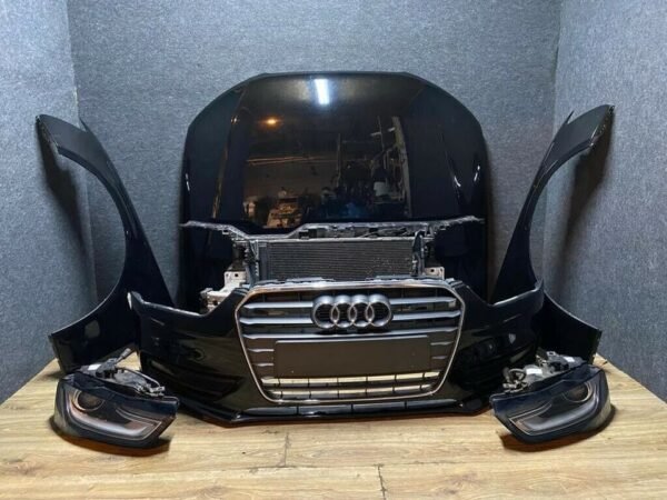 Audi A4 B8 8K LY9B Motorhaube Stoßstange Scheinwerfer Kühlerpaket