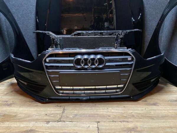 Audi A4 B8 8K LY9B Motorhaube Stoßstange Scheinwerfer Kühlerpaket