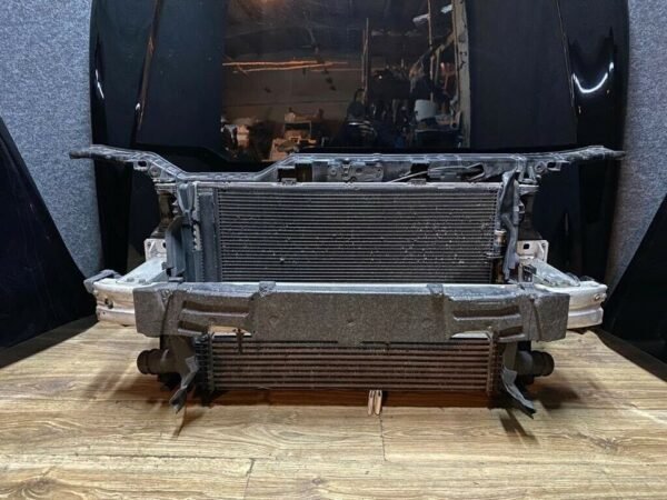 Audi A4 B8 8K LY9B Motorhaube Stoßstange Scheinwerfer Kühlerpaket