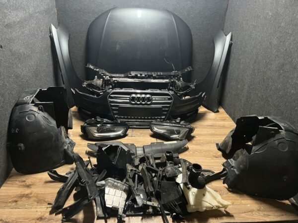 Audi A4 B8 8K LZ7S Motorhaube Stoßstange Scheinwerfer Kühlerpaket